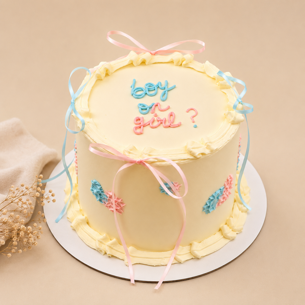 Boy or Girl? – Gender Reveal Torte